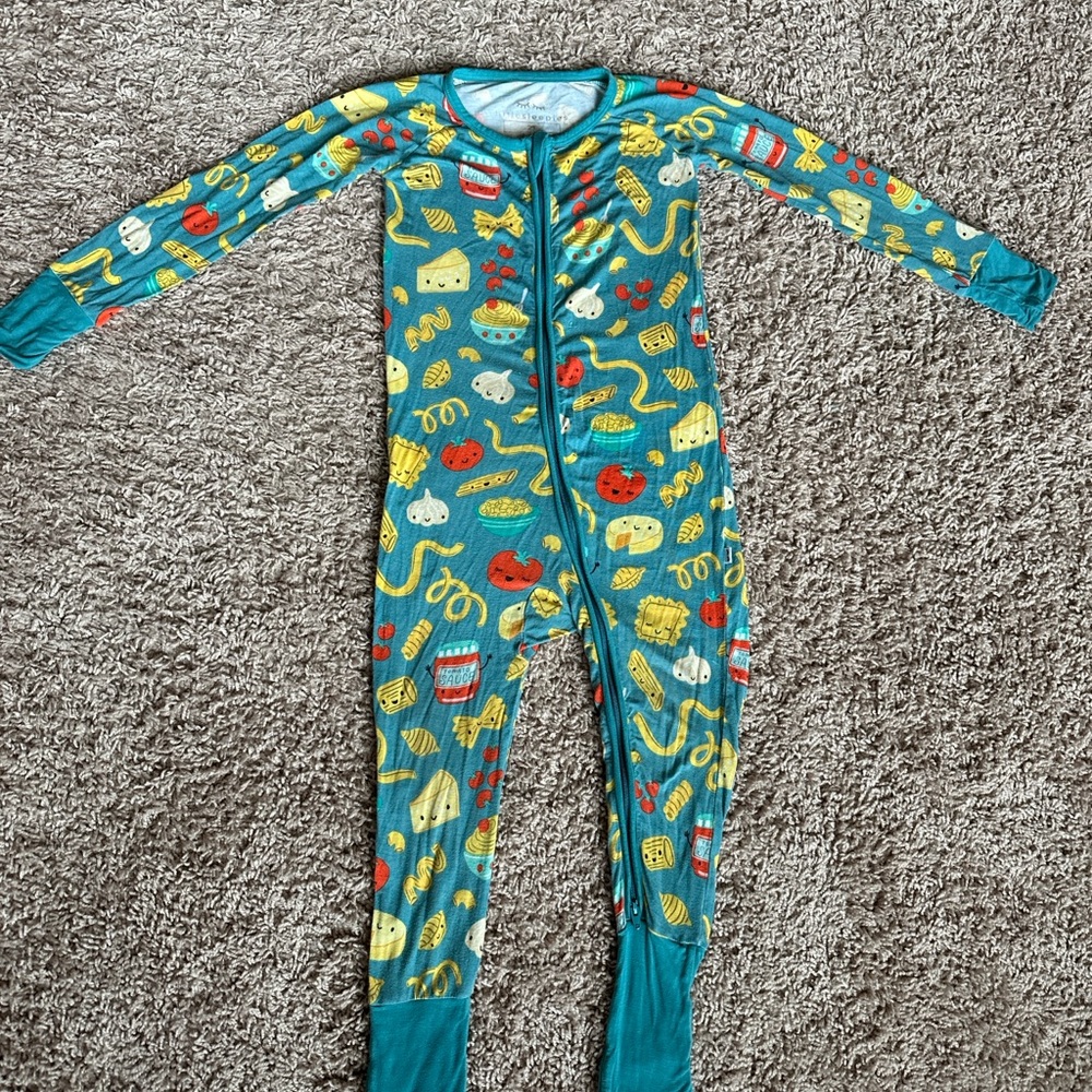 Little Sleepies Pasta Party Zippy